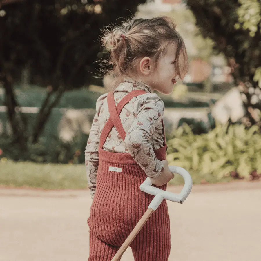 Lovely Littles The Knit Overall - Rosewood - 