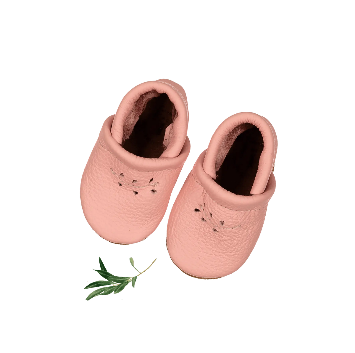 The Leather Mocc - Coral - Baby & Toddler Shoe, Pink, Slipper, Baby & Toddler Clothing, Foot | Everetts Place