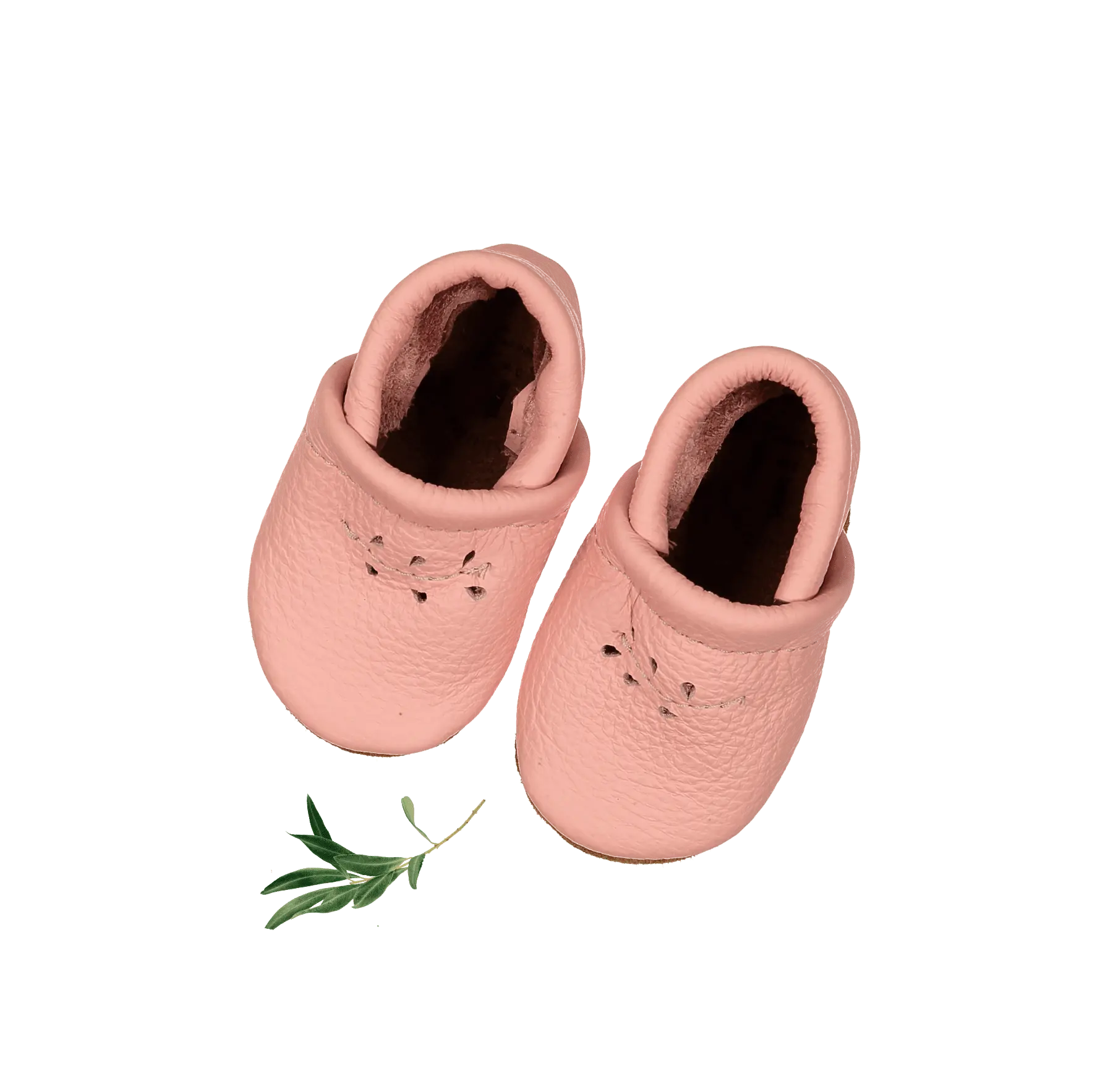 The Leather Mocc - Coral - Baby & Toddler Shoe, Pink, Slipper, Baby & Toddler Clothing, Foot | Everetts Place