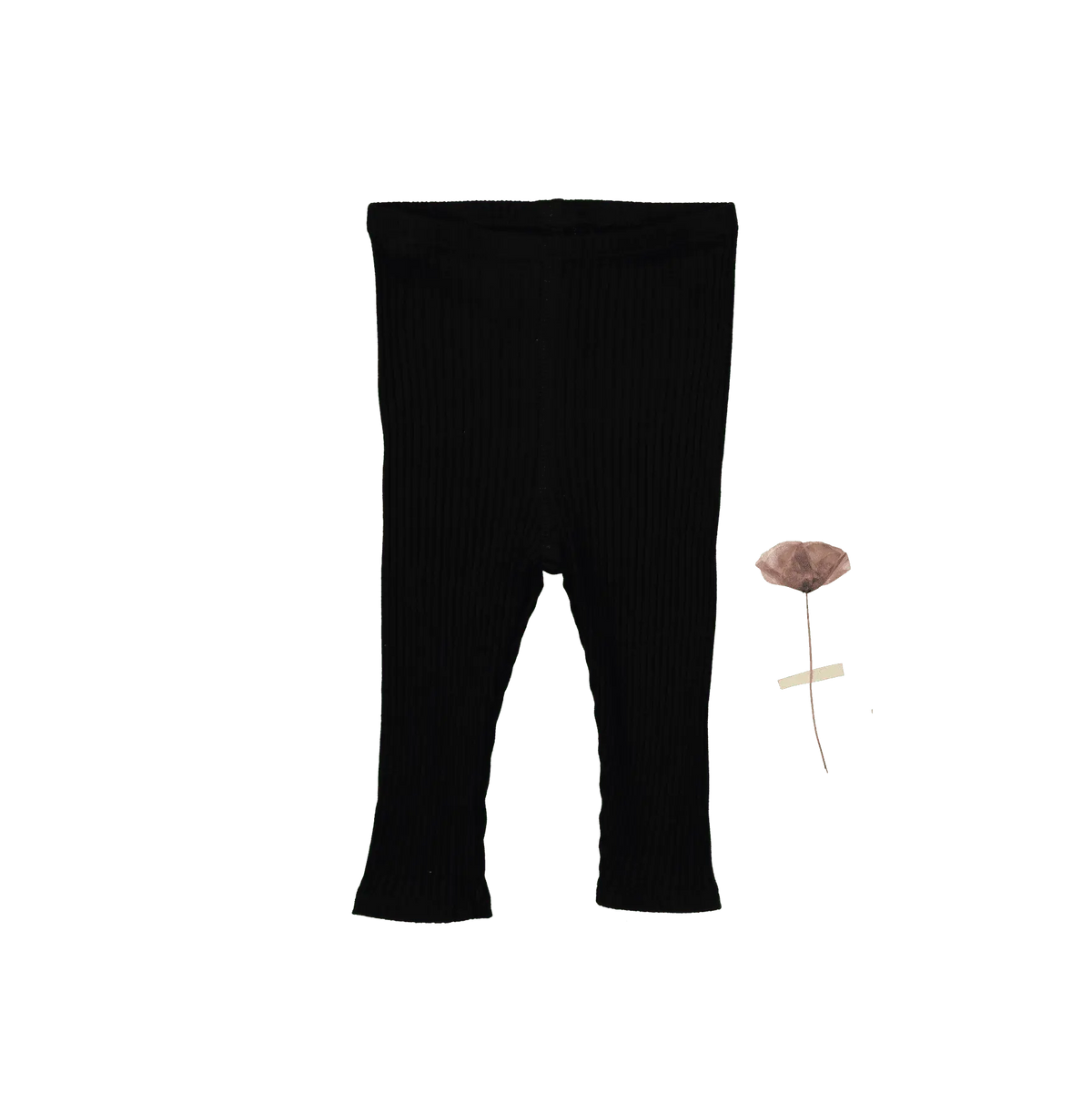 The Legging - Black Ribbed - Pants | Everetts Place