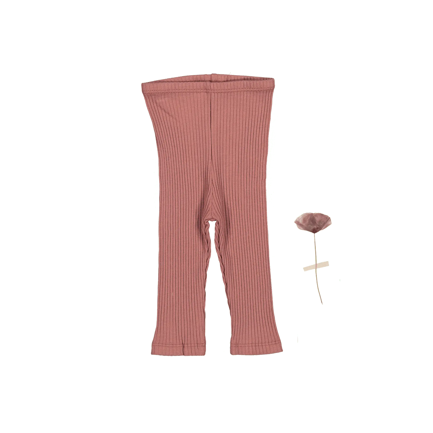 The Legging - Rosewood Ribbed - Textile, Pink, Woolen, Knitting, Wool | Everetts Place