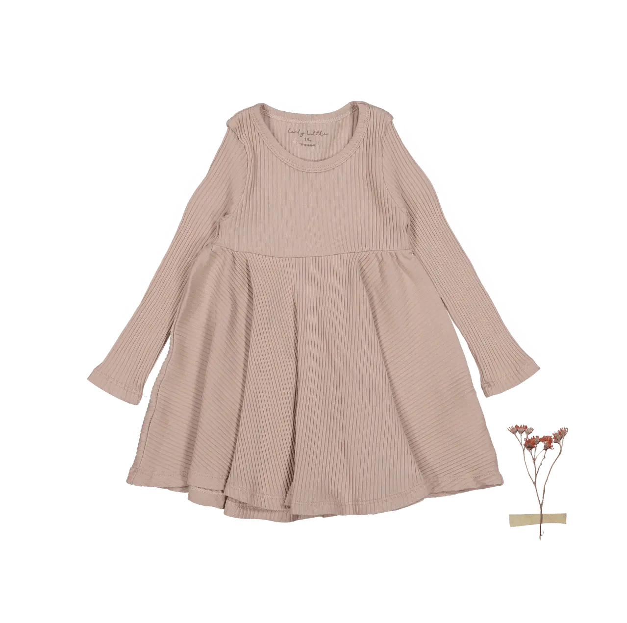 The Long Sleeve Dress - Mauve - Sleeve, Fashion, Textile, One-piece garment, Day Dress | Everetts Place