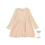 Lovely Littles The Long Sleeve Dress - Powder - 