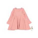 The Long Sleeve Dress - Rose - Sleeve, One-piece garment, Day Dress, Textile, Dress | Everetts Place