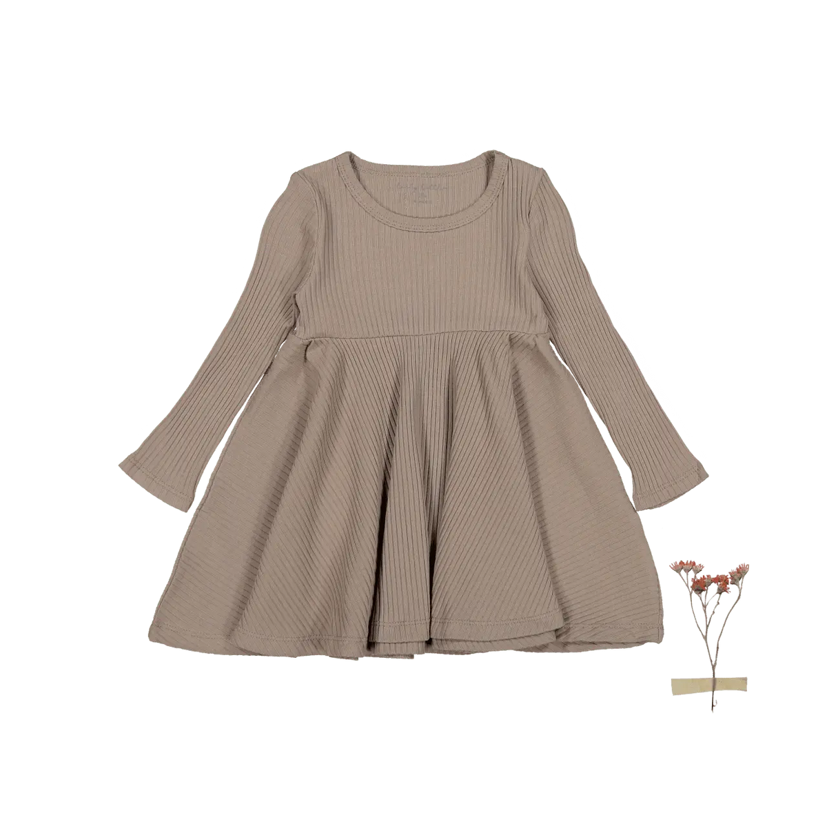 The Long Sleeve Dress - Taupe - Sleeve, One-piece garment, Fashion, Textile, Dress | Everetts Place