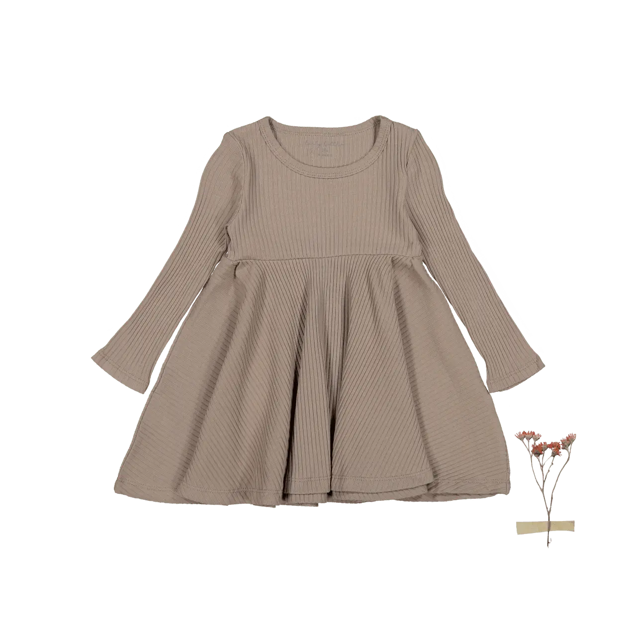 The Long Sleeve Dress - Taupe - Sleeve, One-piece garment, Fashion, Textile, Dress | Everetts Place