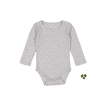 The Long Sleeve Onesie - Heather - Sleeve, White, Baby & Toddler Clothing, Infant bodysuit, Grey | Everetts Place