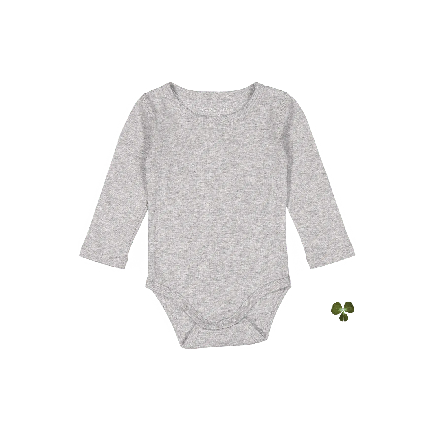 The Long Sleeve Onesie - Heather - Sleeve, White, Baby & Toddler Clothing, Infant bodysuit, Grey | Everetts Place