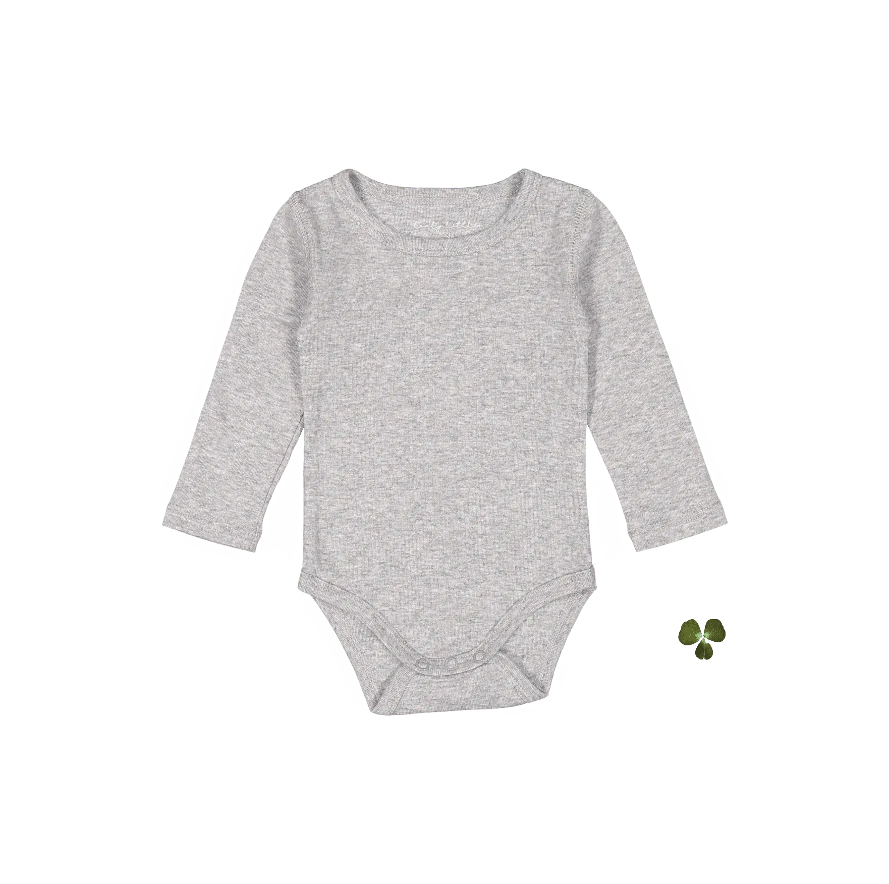 The Long Sleeve Onesie - Heather - Sleeve, White, Baby & Toddler Clothing, Infant bodysuit, Grey | Everetts Place