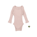 Lovely Littles The Long Sleeve Onesie - Mauve - 