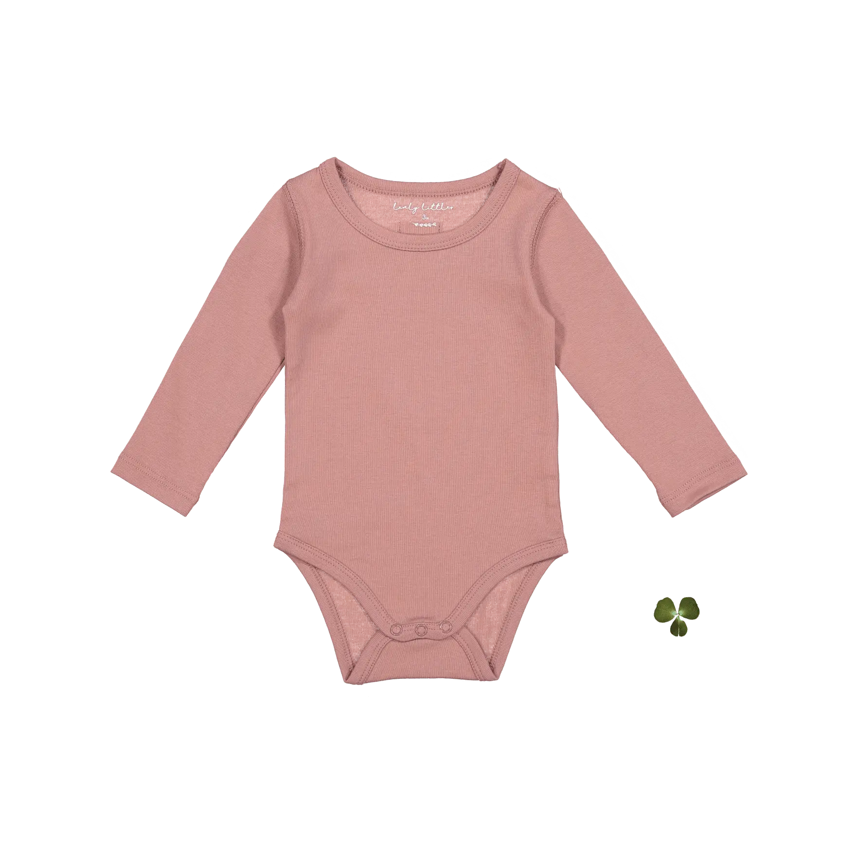 The Long Sleeve Onesie - Rosewood - Pink, Baby & Toddler Clothing, Leotard, Infant bodysuit, Woolen | Everetts Place