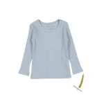 The Long Sleeve Tee -  Blue - Sleeve, White, Textile, Fashion, Active Shirt | Everetts Place