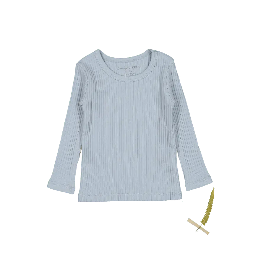 The Long Sleeve Tee -  Blue - Sleeve, White, Textile, Fashion, Active Shirt | Everetts Place