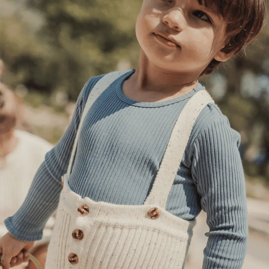 Lovely Littles The Long Sleeve Tee - Blue - 