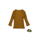The Long Sleeve Tee - Cider - Sleeve, Fashion, Textile, Brown, Long-sleeved T-shirt | Everetts Place