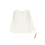 The Long Sleeve Tee - Cream - Sleeve, White, Textile, Fashion, Long-sleeved T-shirt | Everetts Place