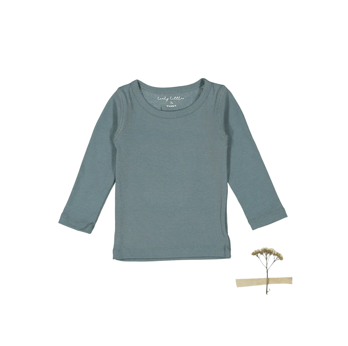 The Long Sleeve Tee - Fern - Sleeve, White, Textile, Long-sleeved T-shirt, Active Shirt | Everetts Place