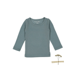 The Long Sleeve Tee - Fern - Sleeve, White, Textile, Long-sleeved T-shirt, Active Shirt | Everetts Place