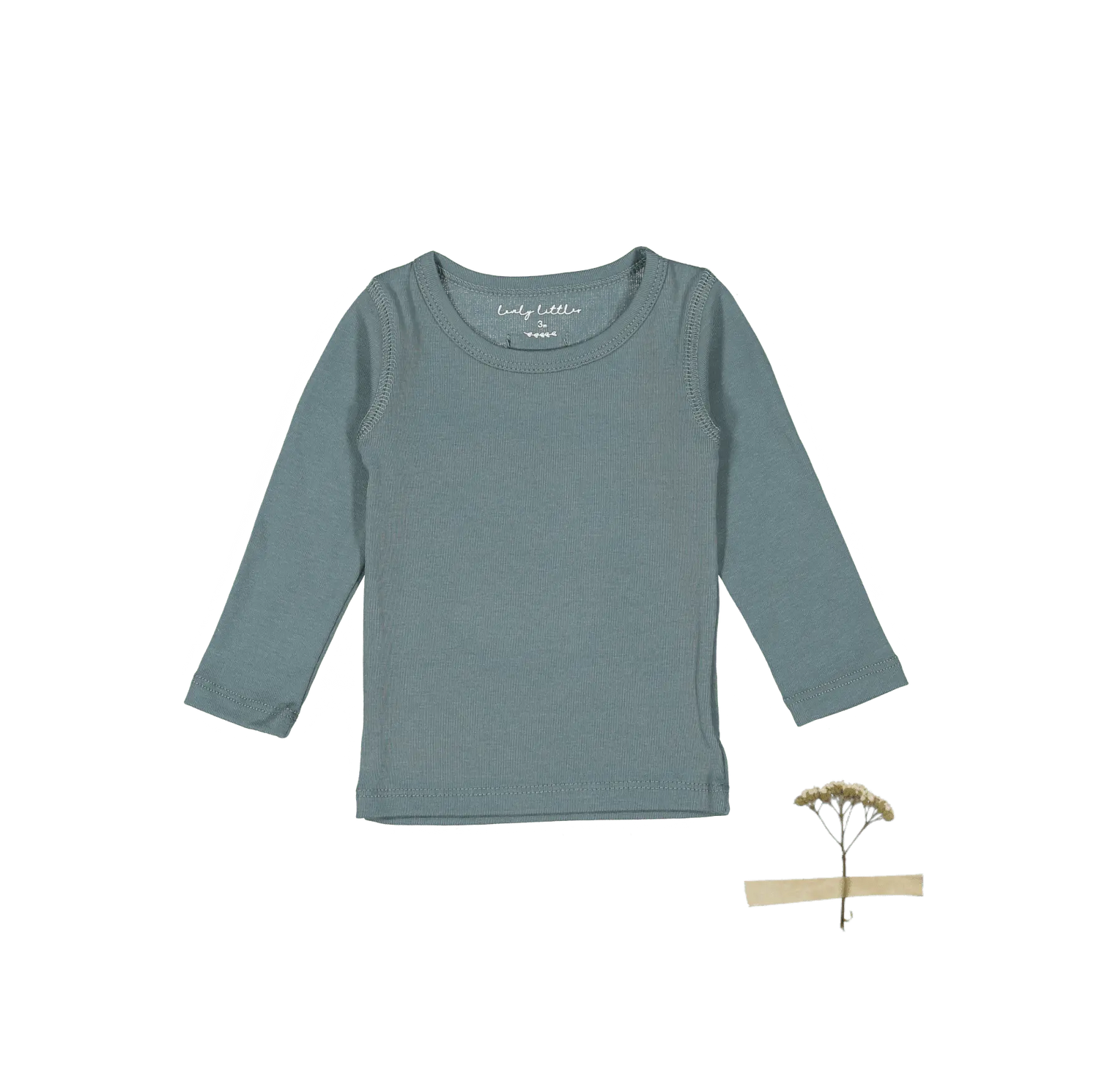 The Long Sleeve Tee - Fern - Sleeve, White, Textile, Long-sleeved T-shirt, Active Shirt | Everetts Place