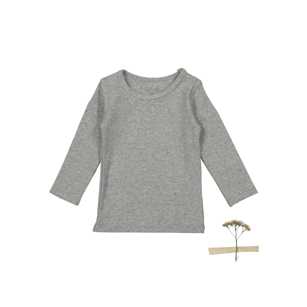 The Long Sleeve Tee - Heather - Sleeve, White, Long-sleeved T-shirt, Active Shirt, Grey | Everetts Place