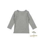The Long Sleeve Tee - Heather - Sleeve, White, Long-sleeved T-shirt, Active Shirt, Grey | Everetts Place
