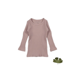 The Long Sleeve Tee - Mauve - Sleeve, Fashion, Textile, Long-sleeved T-shirt, Active Shirt | Everetts Place