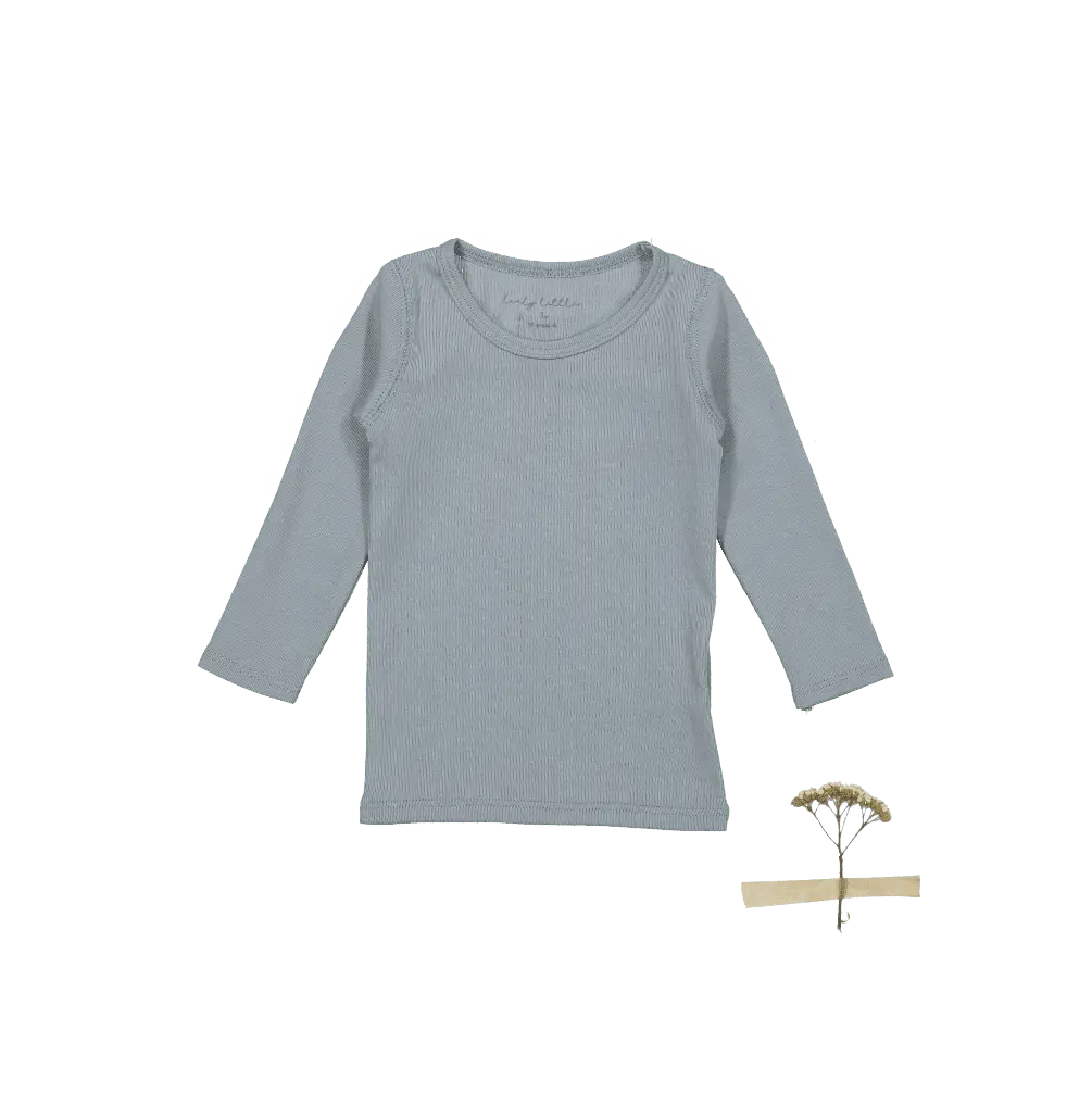The Long Sleeve Tee - Ocean - Sleeve, White, Active Shirt, Long-sleeved T-shirt, Grey | Everetts Place