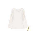 The Long Sleeve Tee - Pearl - Sleeve, White, Textile, Fashion, Long-sleeved T-shirt | Everetts Place