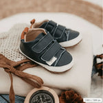 Little Love Bug Co. Stylish Low Top Sneakers with Double Velcro for Growing Kids - Apparel & Accessories > Shoes > Baby & Toddler Shoes > Baby & Toddler Sneakers Sneaker