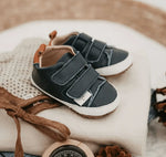 Little Love Bug Co. Stylish Low Top Sneakers with Double Velcro for Growing Kids - Apparel & Accessories > Shoes > Baby & Toddler Shoes > Baby & Toddler Sneakers Sneaker