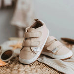 Little Love Bug Co. Stylish Low Top Sneakers with Double Velcro for Growing Kids - Apparel & Accessories > Shoes > Baby & Toddler Shoes > Baby & Toddler Sneakers Sneaker