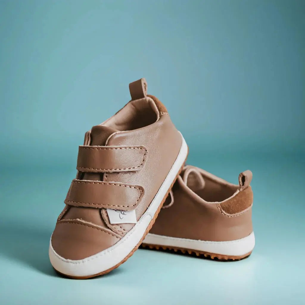 Little Love Bug Co. Stylish Low Top Sneakers with Double Velcro for Growing Kids - Apparel & Accessories > Shoes > Baby & Toddler Shoes > Baby & Toddler Sneakers Sneaker