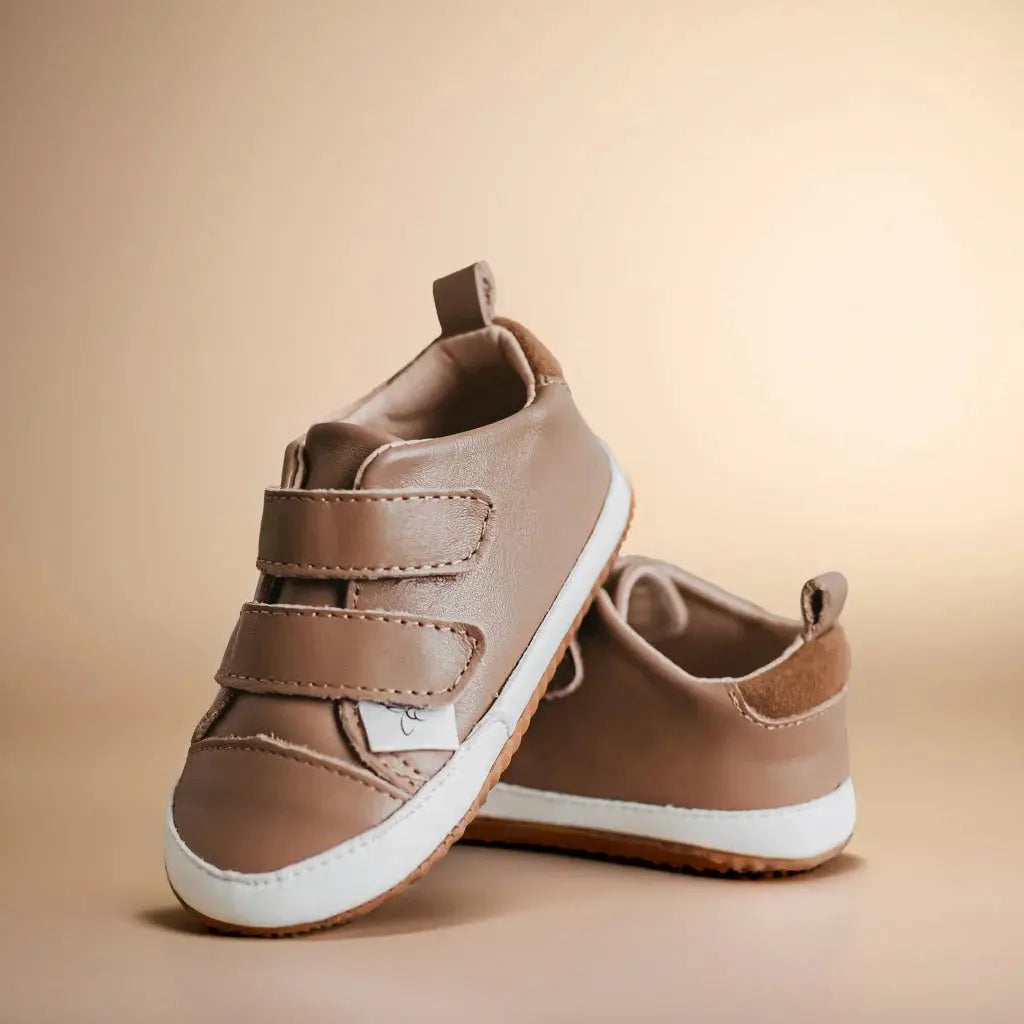 Little Love Bug Co. Stylish Low Top Sneakers with Double Velcro for Growing Kids - Apparel & Accessories > Shoes > Baby & Toddler Shoes > Baby & Toddler Sneakers Sneaker