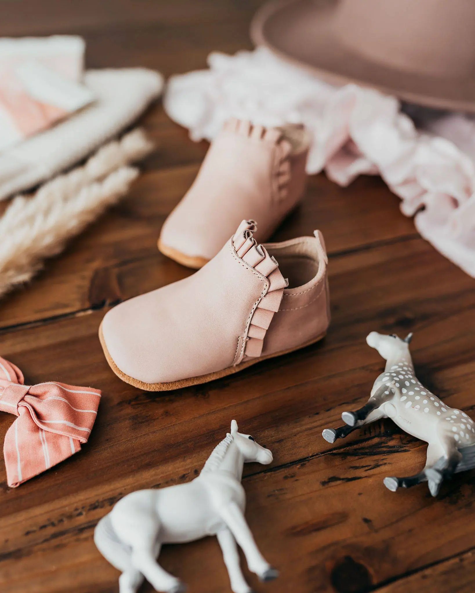 Little Love Bug Co. The Mila Barefoot Boots with Elastic Ruched Entrance for Comfortable Wear - Apparel & Accessories > Shoes > Baby & Toddler Shoes > Baby & Toddler Boots Boot