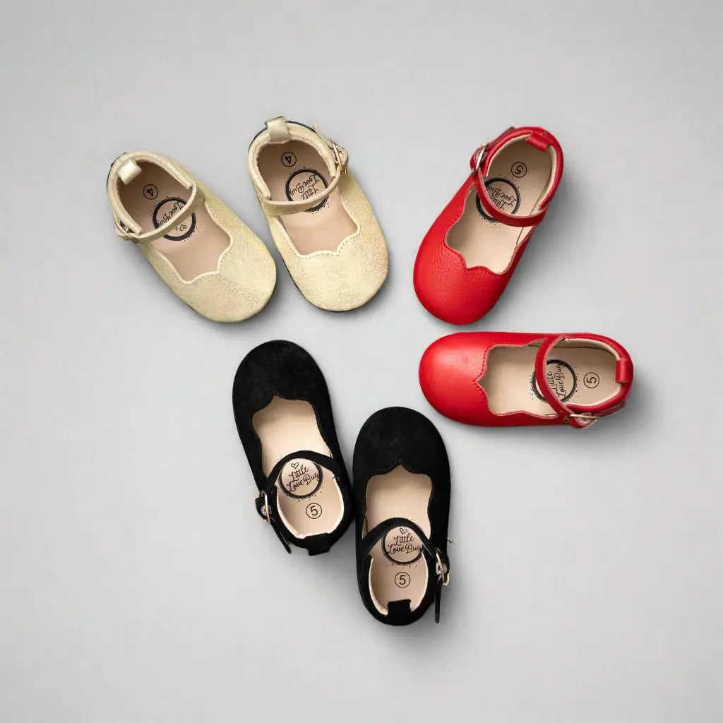 Little Love Bug Co. The Olivia - Montessori Approved Dress Shoes with Support - Apparel & Accessories > Shoes > Baby & Toddler Shoes > First Steps & Crawlers Dress