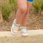 Little Love Bug Co. Play Perfect Patterned Low Top Shoes with Rubber-Capped Toe for Outdoor Adventures - Apparel & Accessories > Shoes > Baby & Toddler Shoes > Baby & Toddler Sneakers Sneaker
