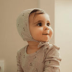 Lovely Littles The Printed Baby Gown - Dahlia Blue - 