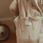 Lovely Littles The Printed Bib - Dahlia Blue - 
