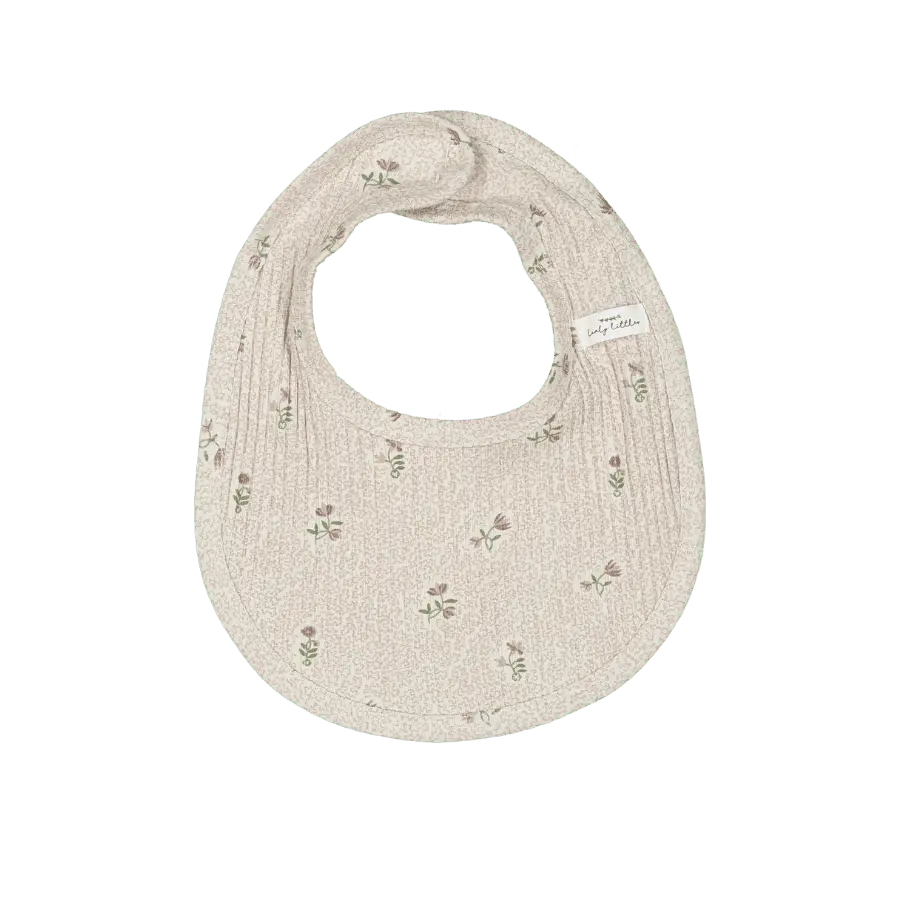 The Printed Bib - Dahlia Pink - Bib, Clothing | Everetts Place