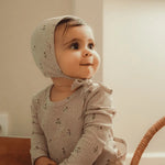 Lovely Littles The Printed Bib - Dahlia Pink - 