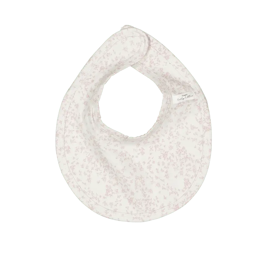 The Printed Bib - Flutter Pink - White, Bib, Clothing | Everetts Place