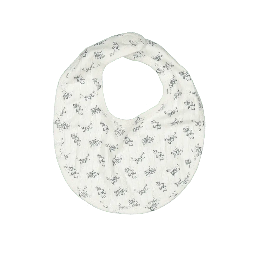 The Printed Bib - Oaklyn Blue - White, Bib, Baby & Toddler Clothing, Clothing | Everetts Place