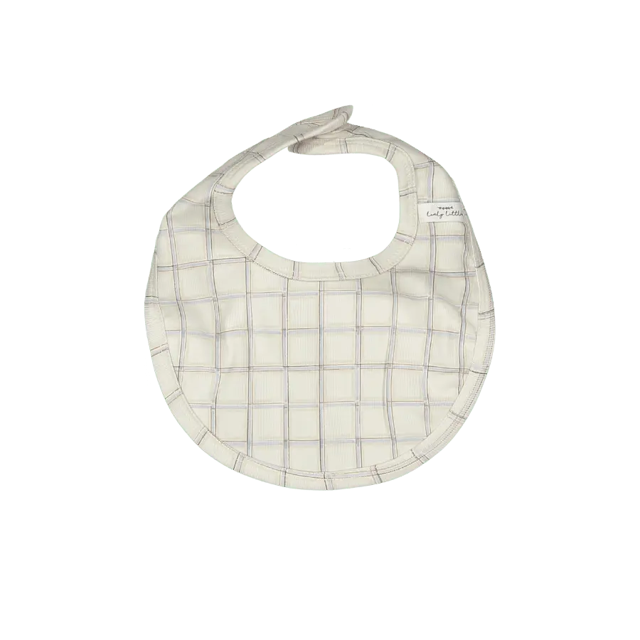 The Printed Bib - Sketch Grid - White, Bib, Pattern, Clothing | Everetts Place