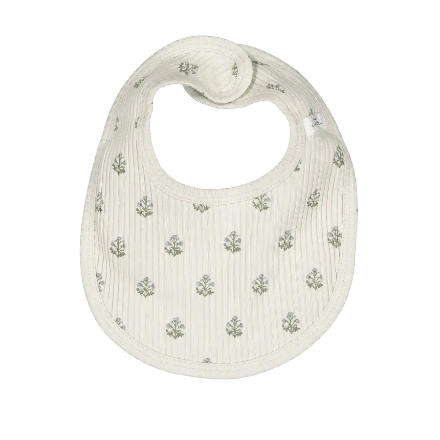 The Printed Bib - Zara Blue - White, Baby & Toddler Clothing, Bib, Clothing | Everetts Place