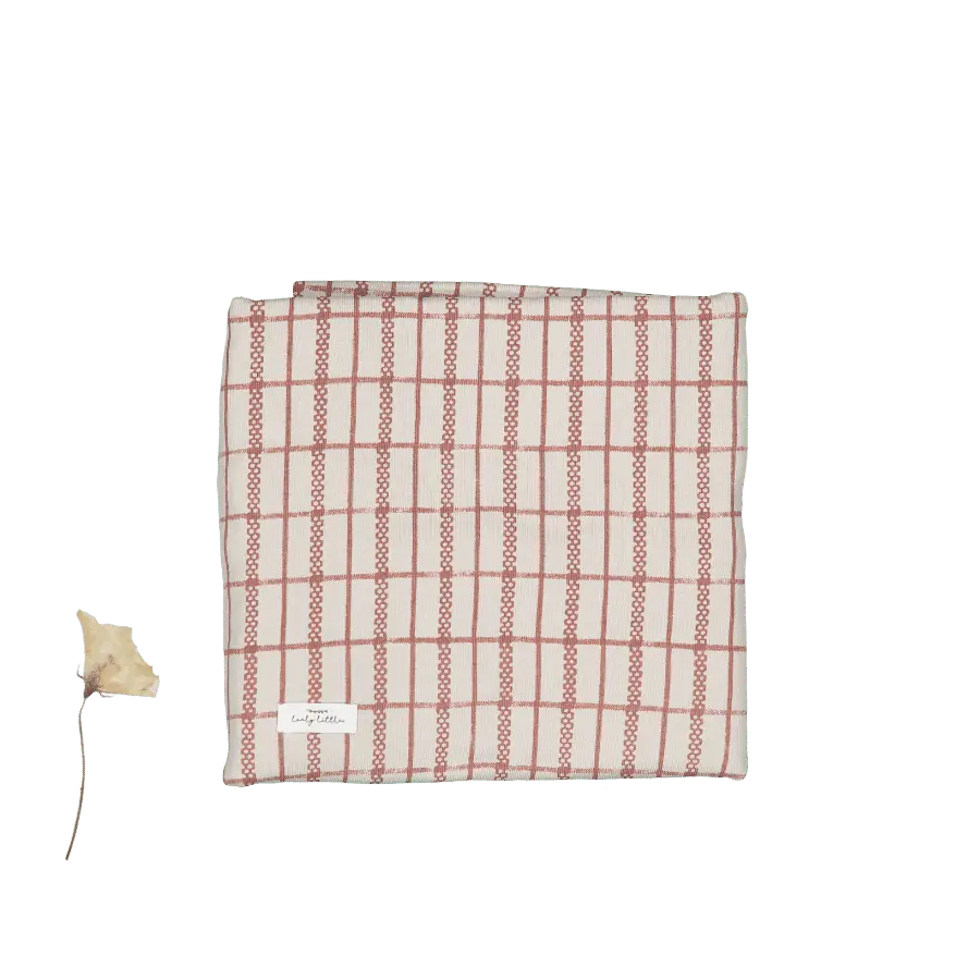 The Printed Blanket - Mauve Check - Linens, Plaid, Napkin, Tartan, Tablecloth | Everetts Place