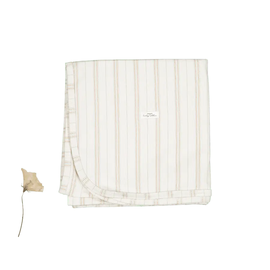 The Printed Blanket - Mist Stripe - Linens, Napkin | Everetts Place