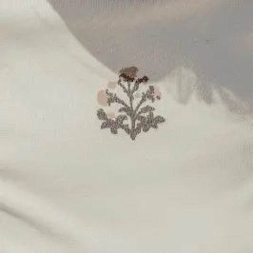 Lovely Littles The Printed Blanket - Zara Embroider Pink (view 2 of 2)