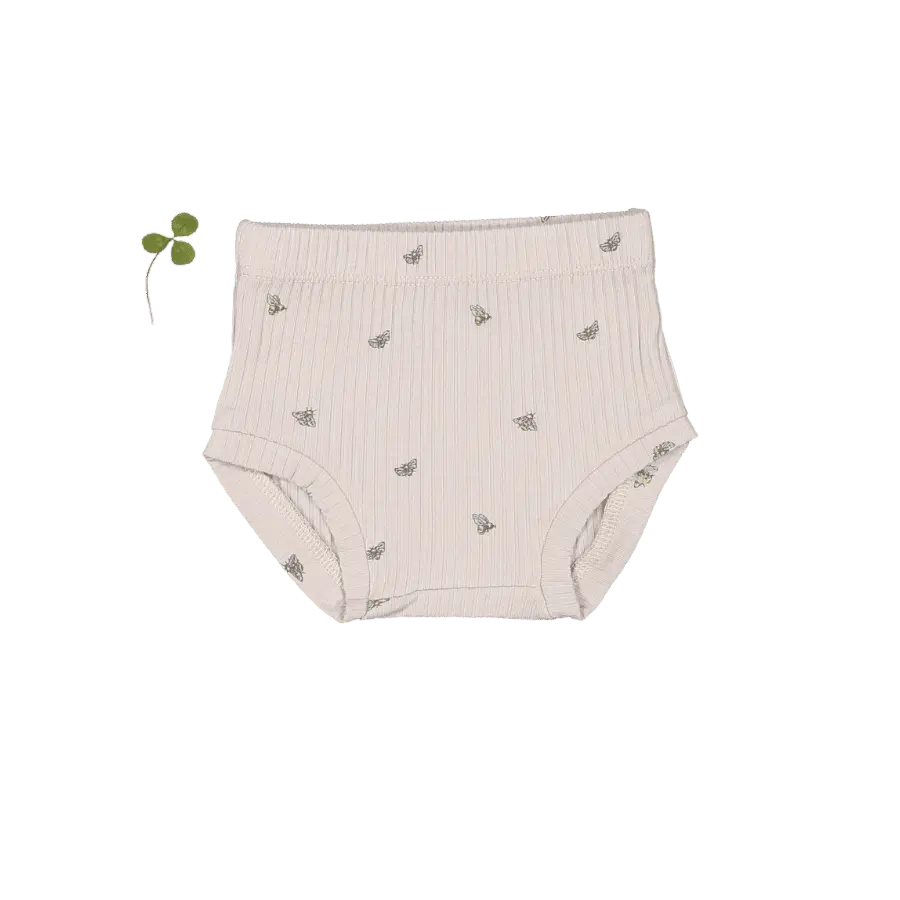 The Printed Bloomer - Bee - White, Baby & Toddler Clothing, Undergarment, Briefs, Underpants | Everetts Place