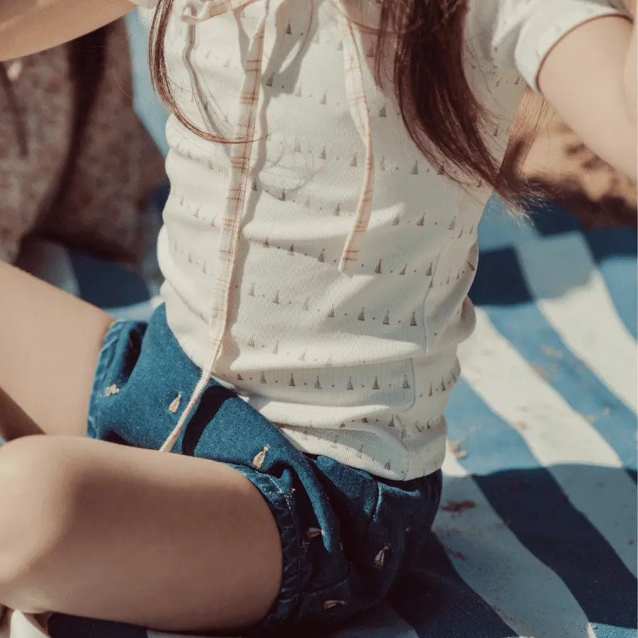 Lovely Littles The Printed Bloomer - Mini Sailboat - 