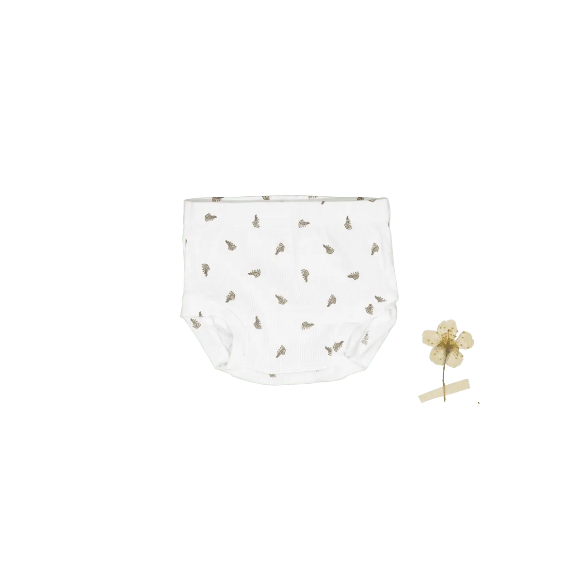 The Printed Bloomer - White Leaf - White, Baby & Toddler Clothing, Diaper | Everetts Place